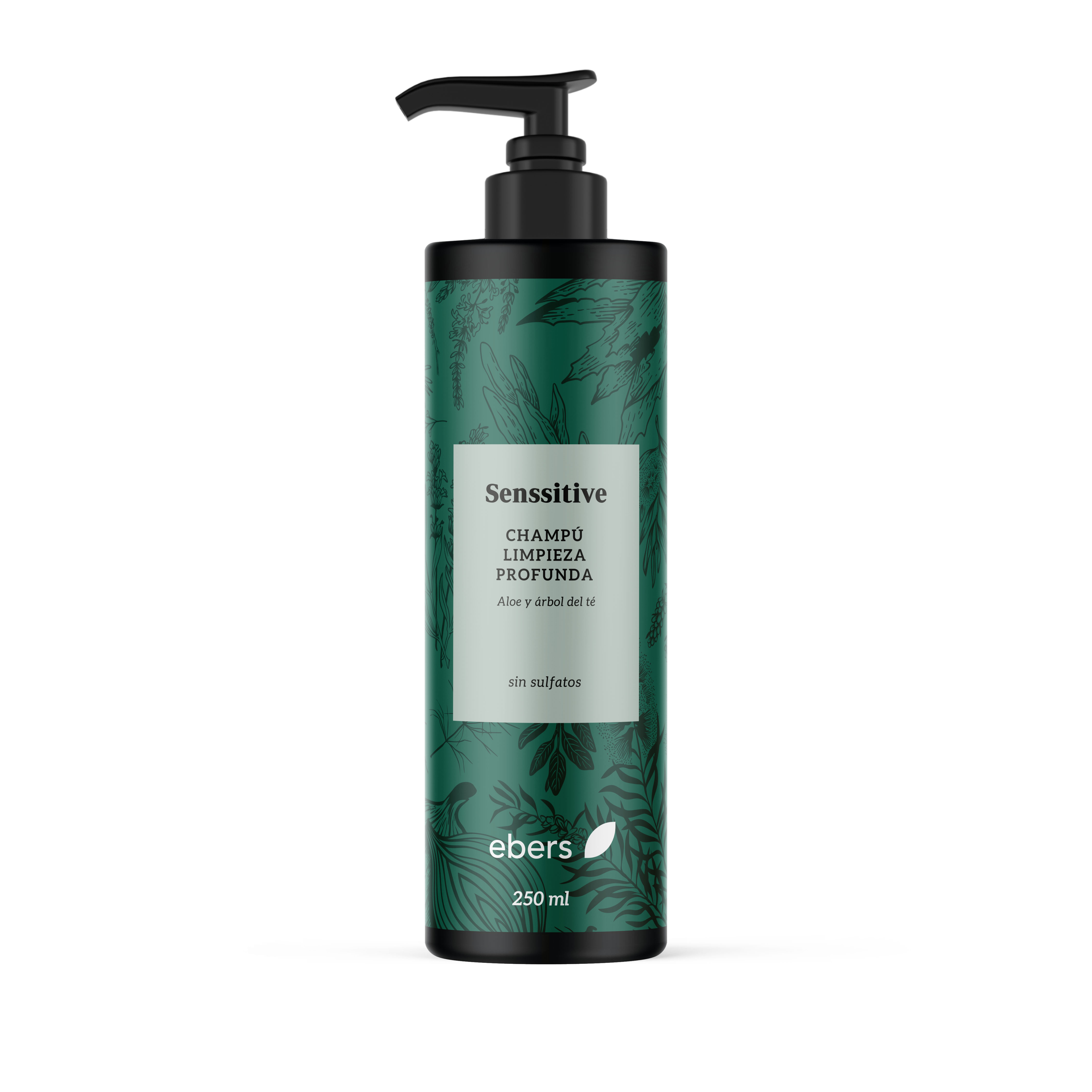 CHAMPU LIMPIEZA PROFUNDA EBERS - 250ML aloe